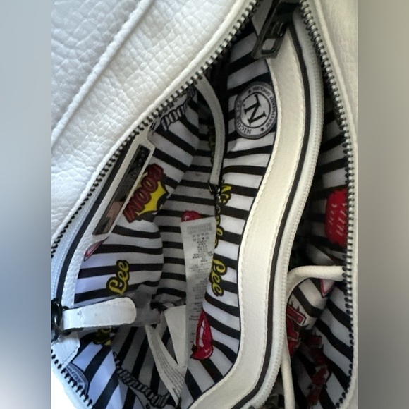 Nicole Lee Multicolor Studded White Crossbody Bag - Picture 9 of 14